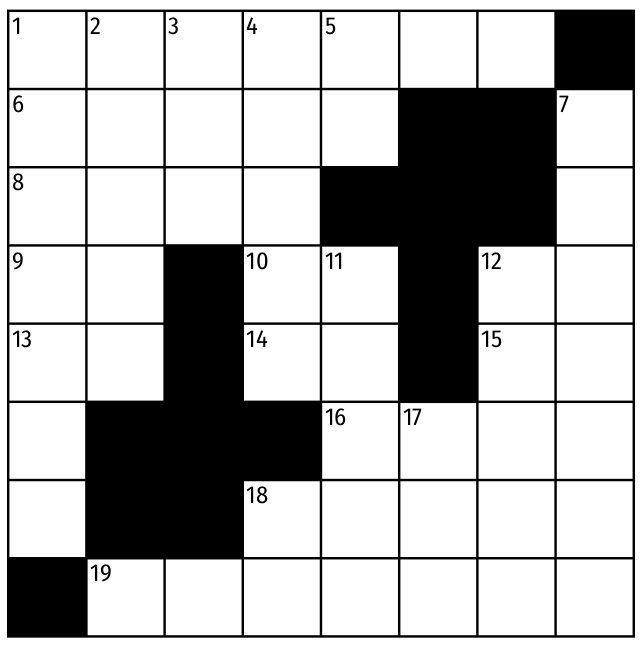 Crossword grid