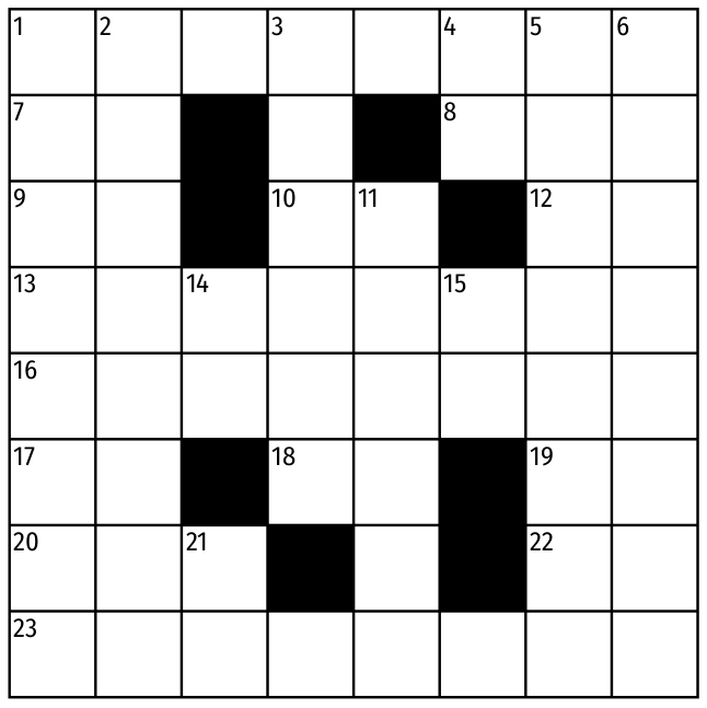 Crossword grid