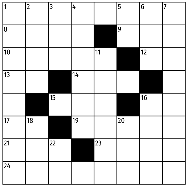 Crossword grid